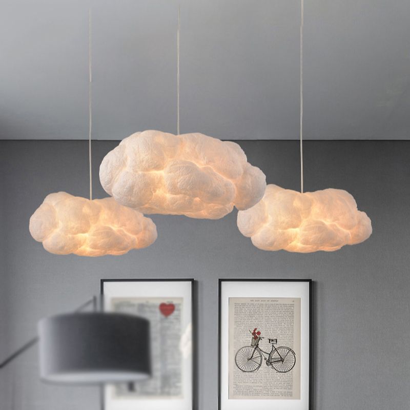 Lampe suspendue LED en forme de nuage