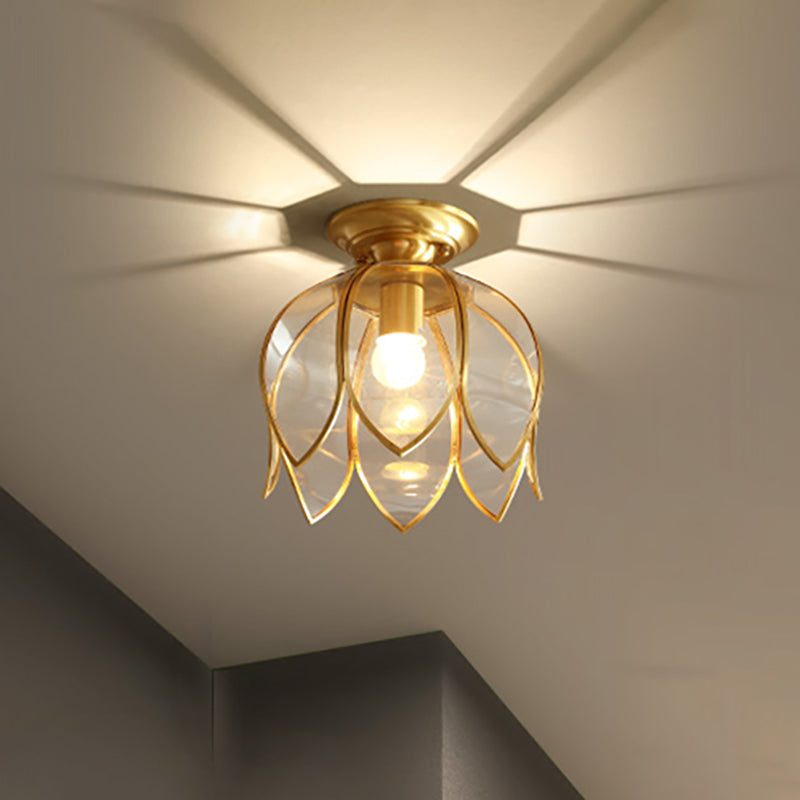 Luminaire Floral en Cristal