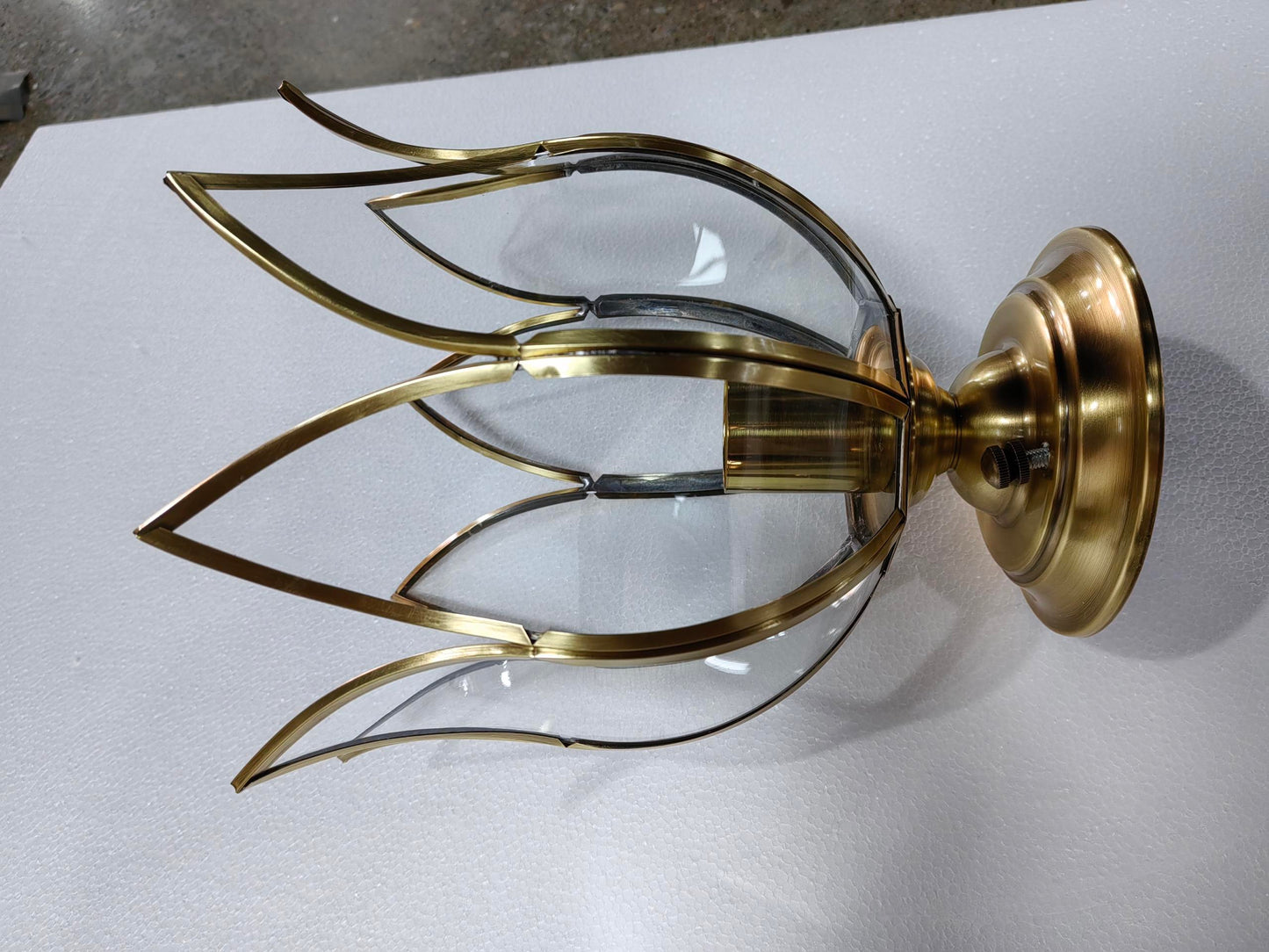 Luminaire Floral en Cristal