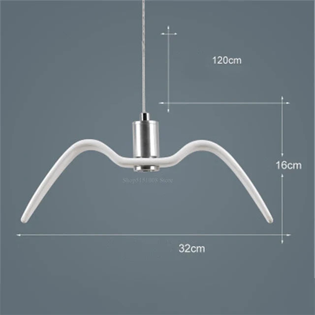Plafonnier LED moderne avec design pivotant