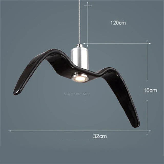 Plafonnier LED moderne avec design pivotant