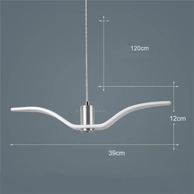 Plafonnier LED moderne avec design pivotant