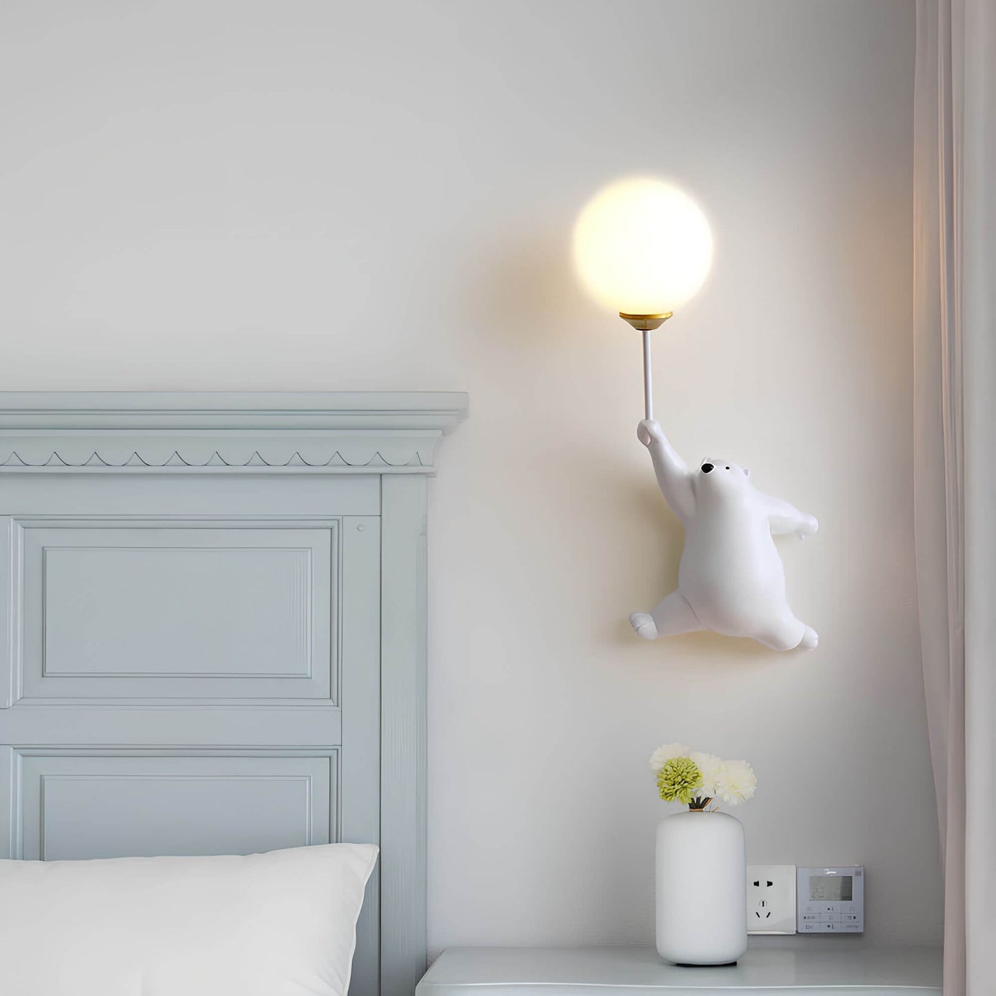 Applique Murale LED Ours pour Chambre d'Enfant