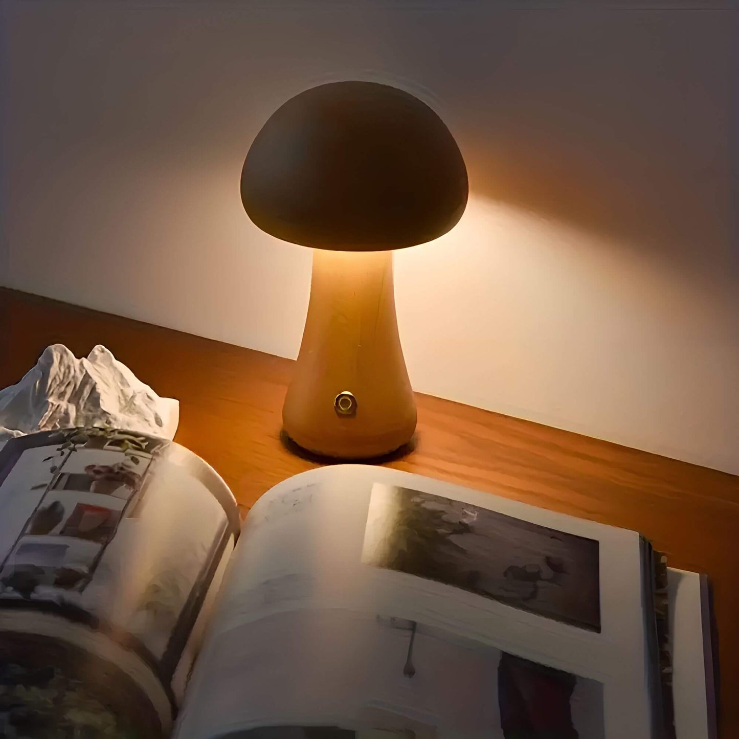 Charmante Lampe Champignon Sans Fil pour un Éclairage Créatif