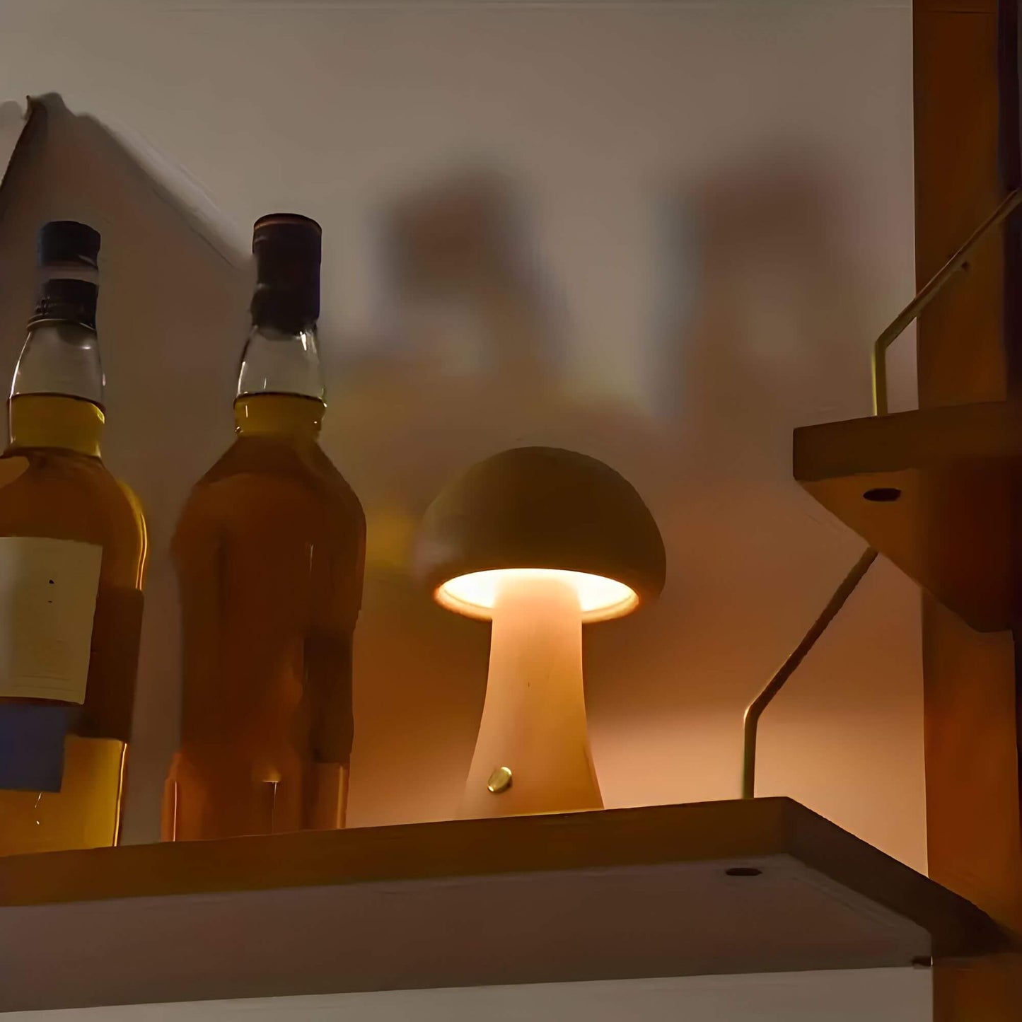 Charmante Lampe Champignon Sans Fil pour un Éclairage Créatif