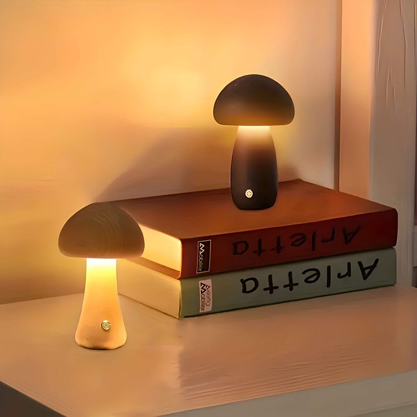Charmante Lampe Champignon Sans Fil pour un Éclairage Créatif