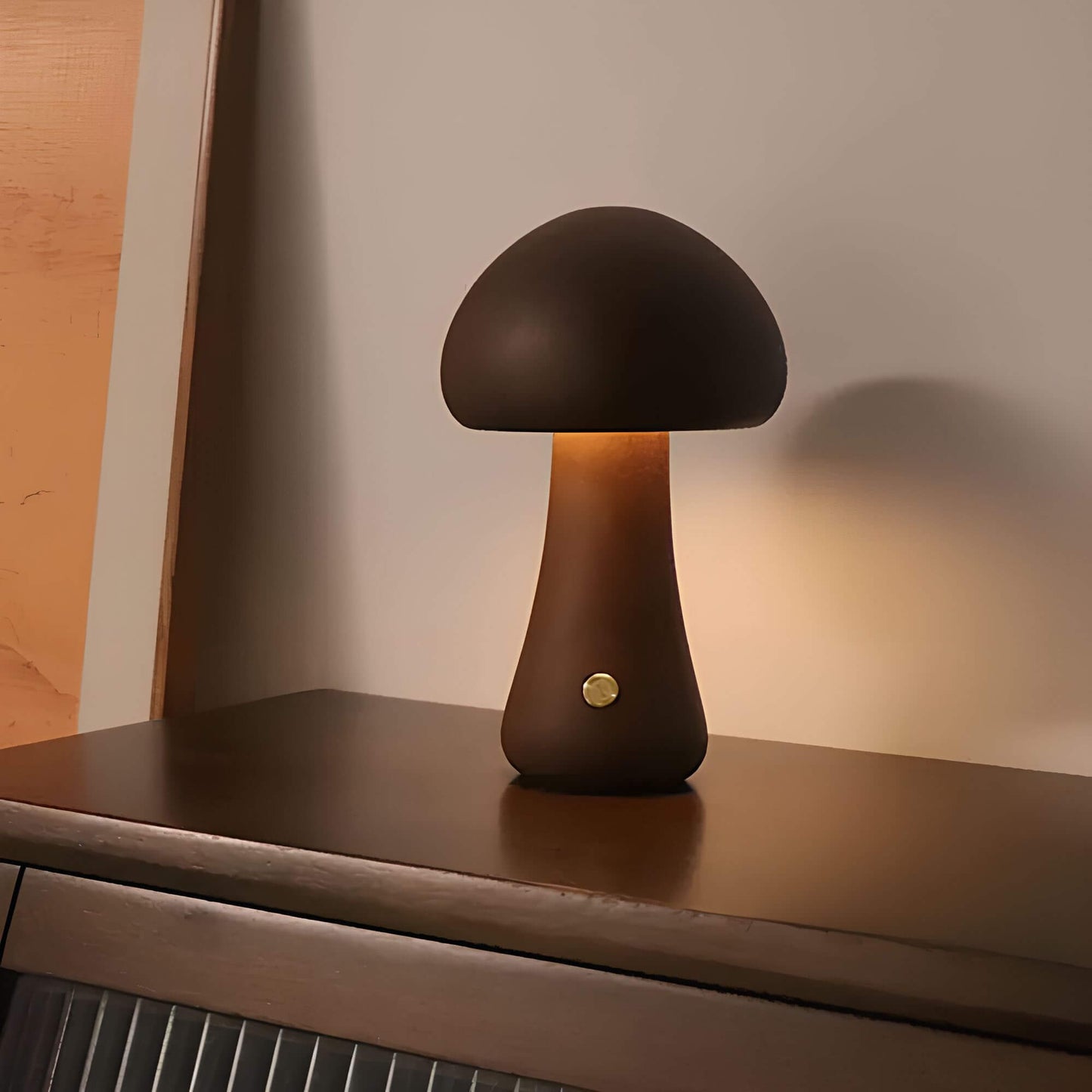 Charmante Lampe Champignon Sans Fil pour un Éclairage Créatif