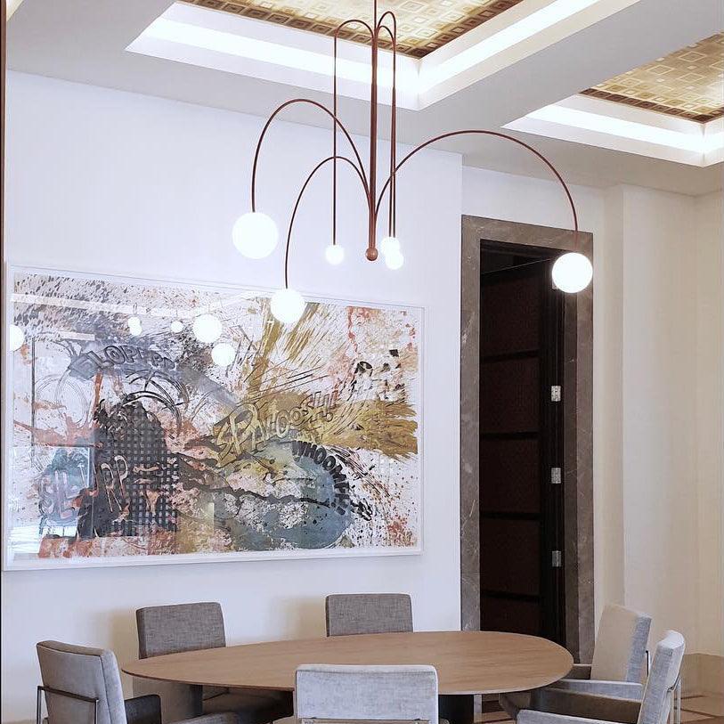Plafonnier moderne d’art lumineux