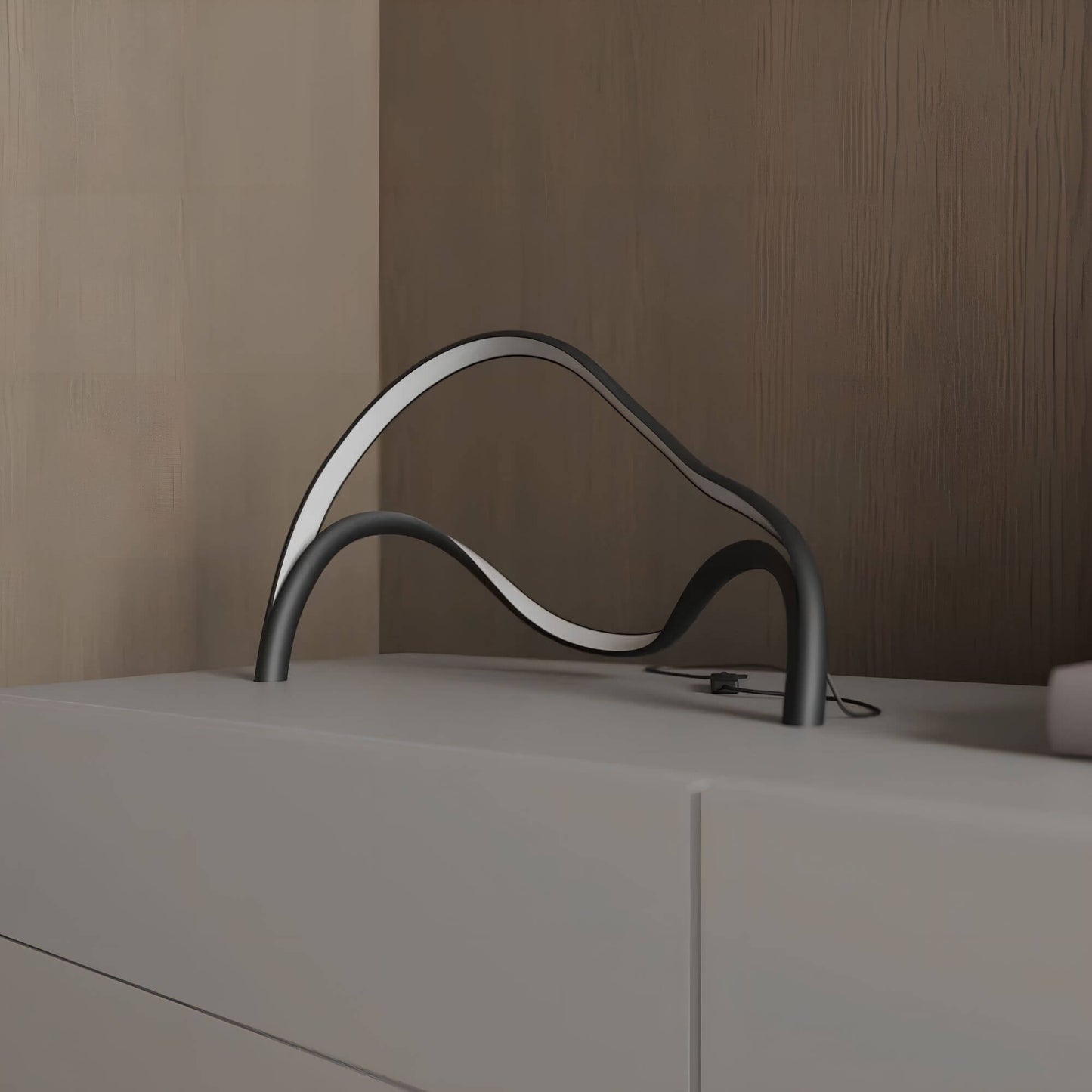 Lampe de table LED mince pour une décoration moderne