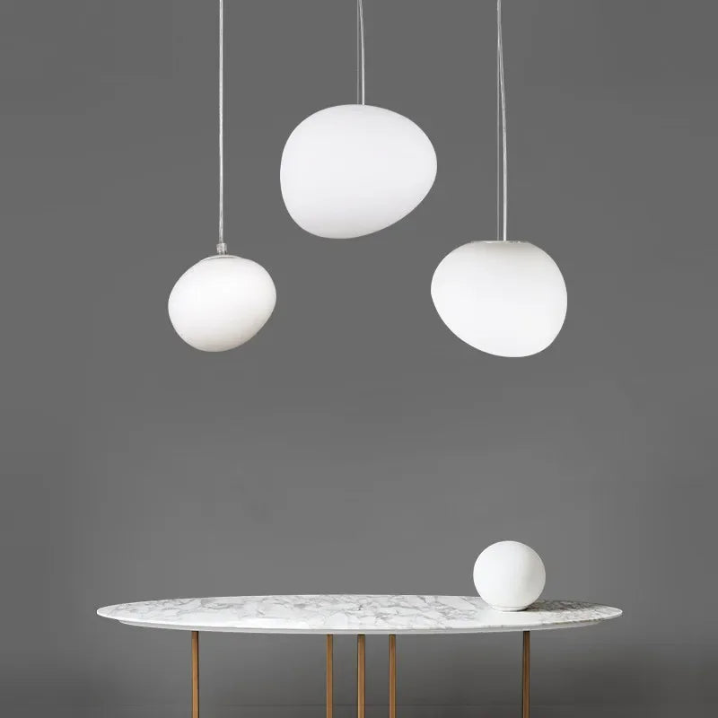 Suspension ronde en verre