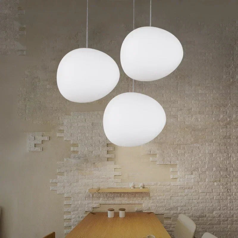 Suspension ronde en verre