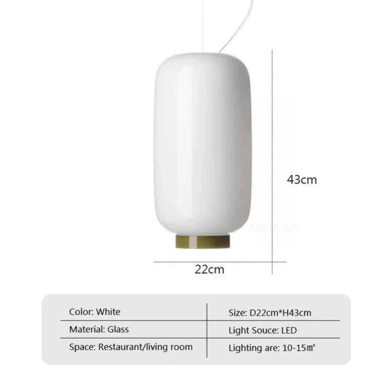 Suspension en verre luxueuse