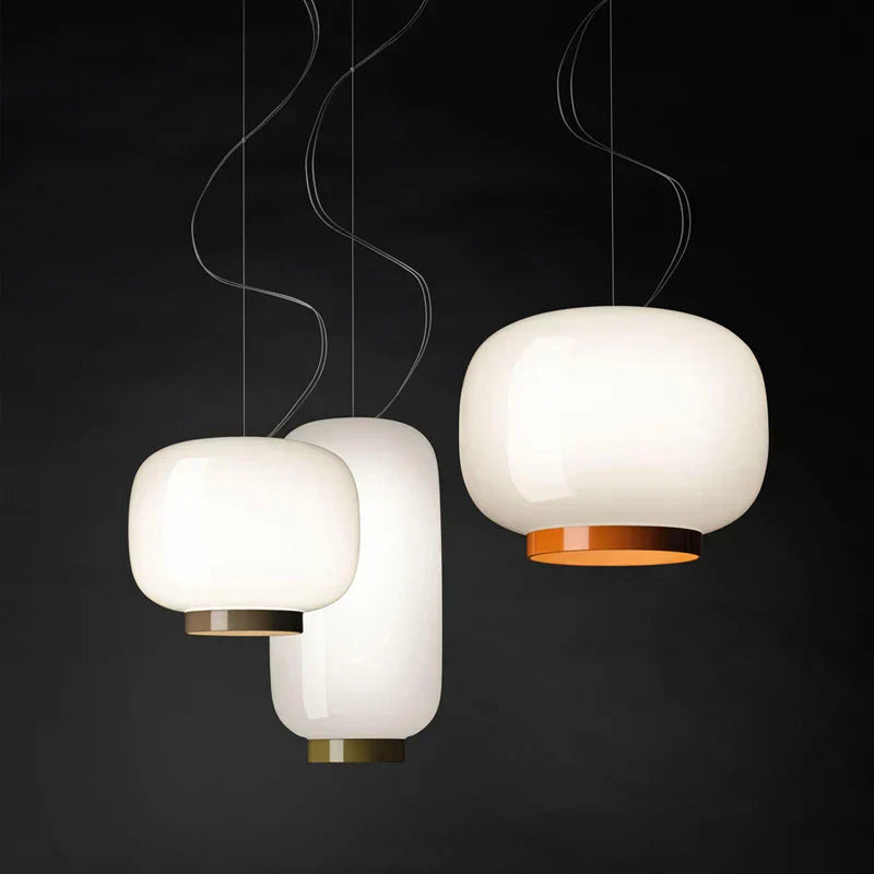 Suspension en verre luxueuse