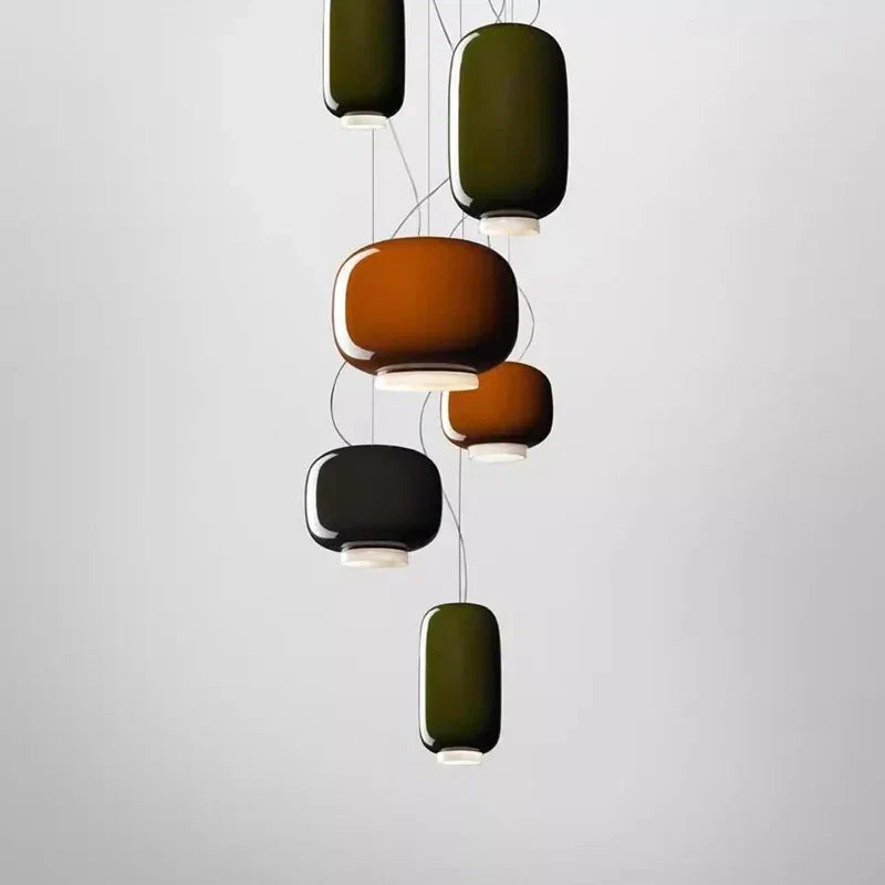 Suspension en verre luxueuse