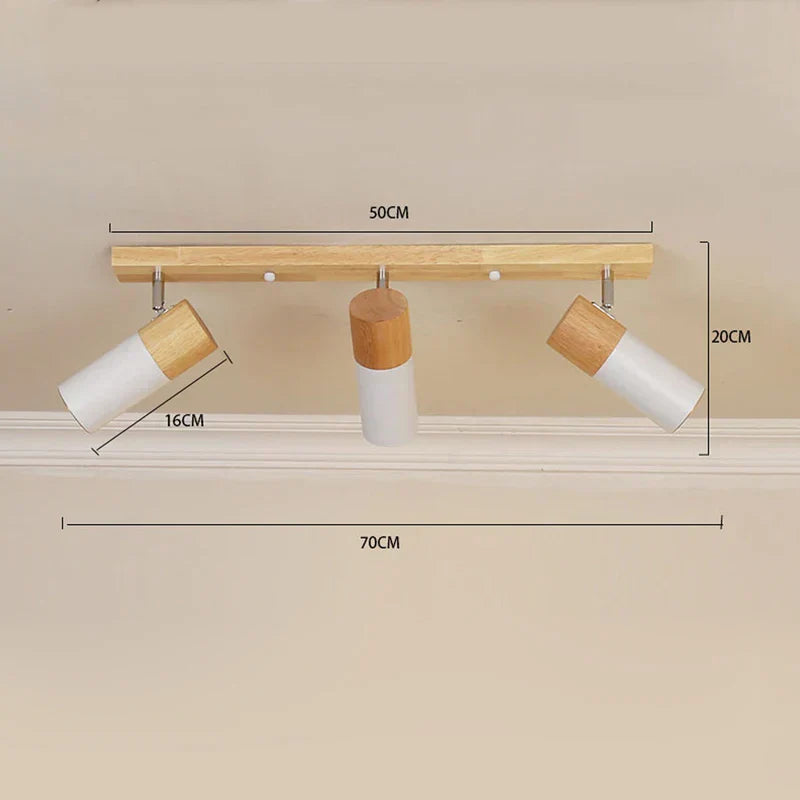 Plafonnier en Bois Harmonie