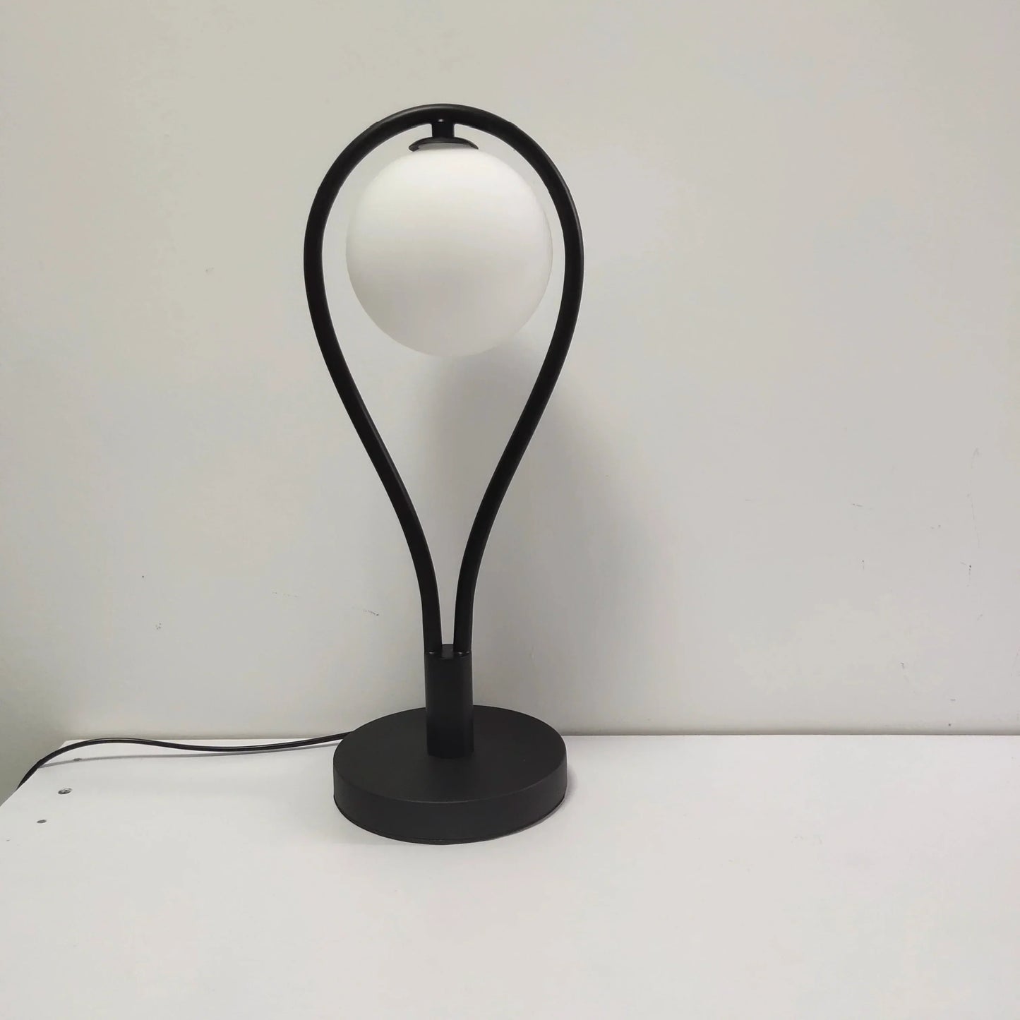 Lampe de Chevet en Verre et Or