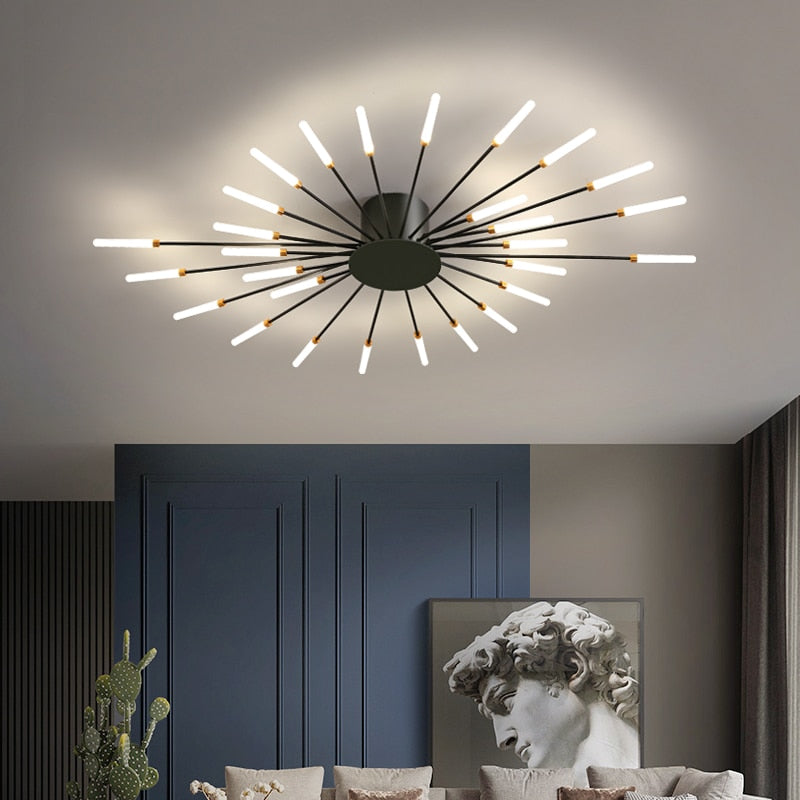 Suspension LED Élégante en Barre