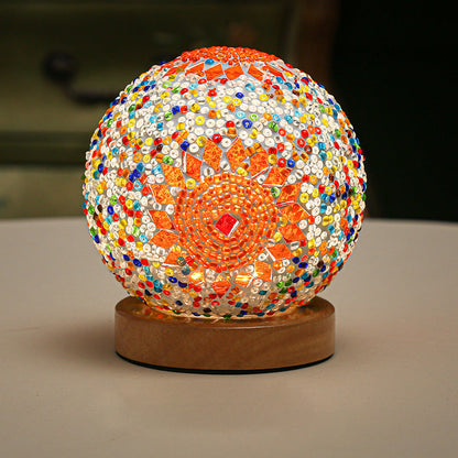 Lampe de Table Mosaïque Dimmable Élégante