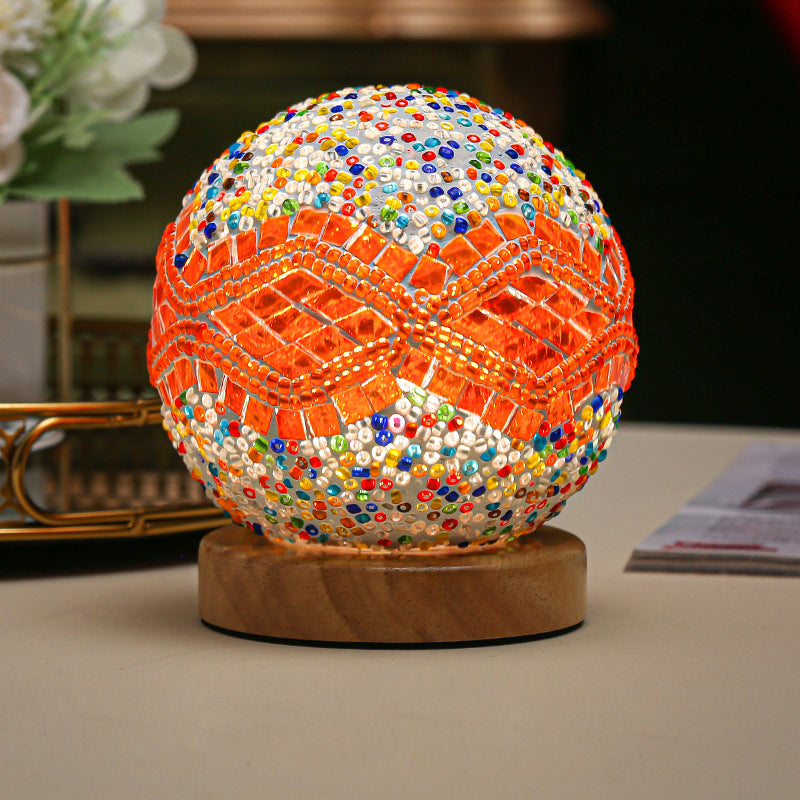 Lampe de Table Mosaïque Dimmable Élégante