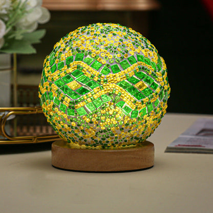 Lampe de Table Mosaïque Dimmable Élégante