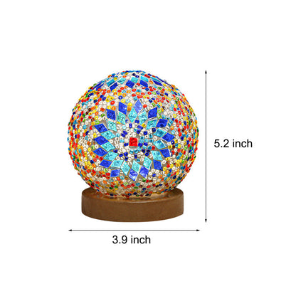 Lampe de Table Mosaïque Dimmable Élégante