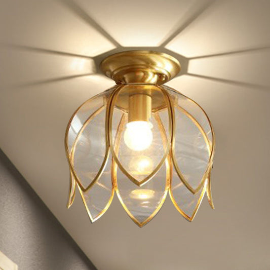 Luminaire Floral en Cristal