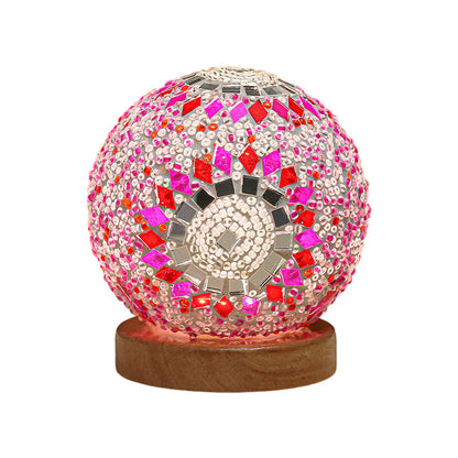 Lampe de Table Mosaïque Dimmable Élégante