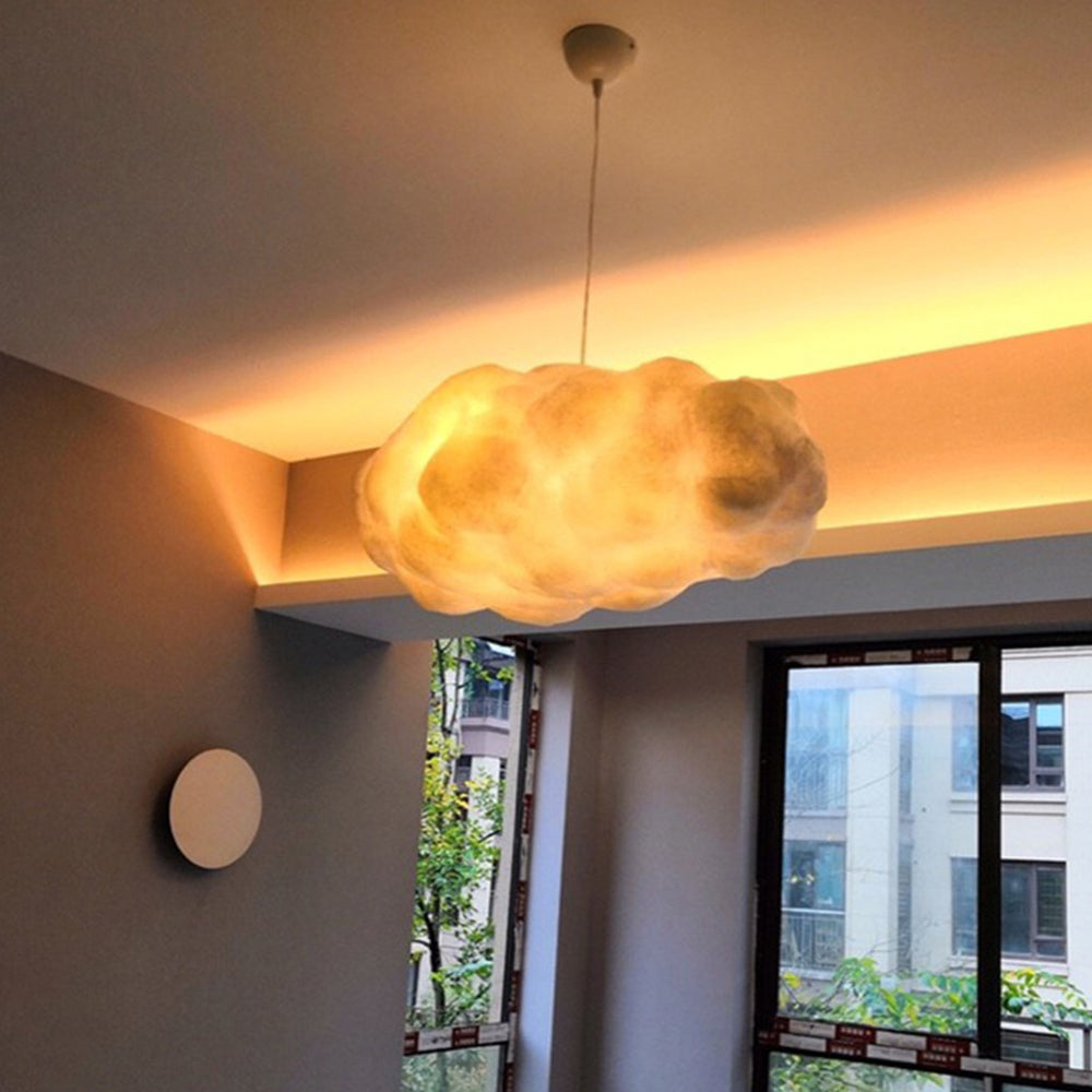 Lampe suspendue LED en forme de nuage