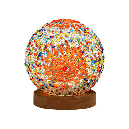 Lampe de Table Mosaïque Dimmable Élégante
