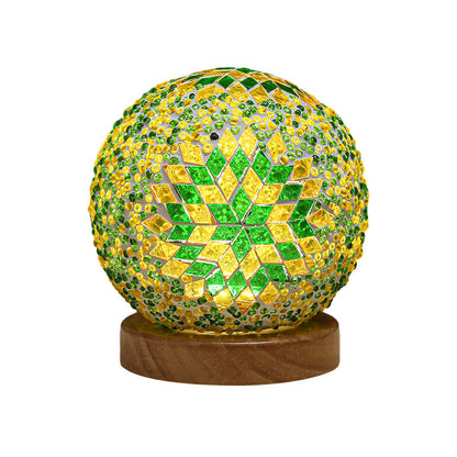 Lampe de Table Mosaïque Dimmable Élégante