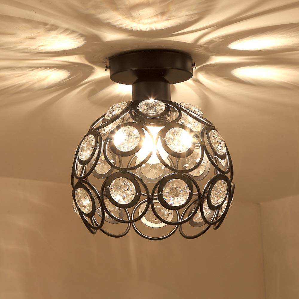 Plafonnier de Couloir en Or de Luxe