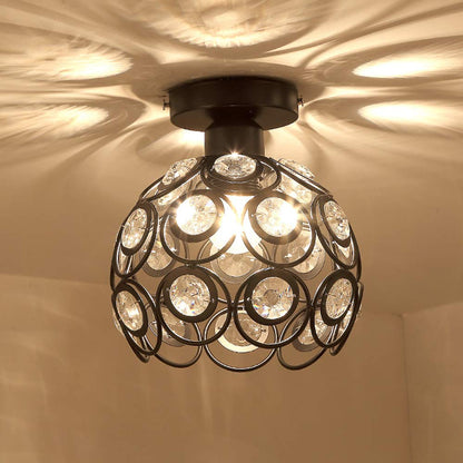Plafonnier de Couloir en Or de Luxe