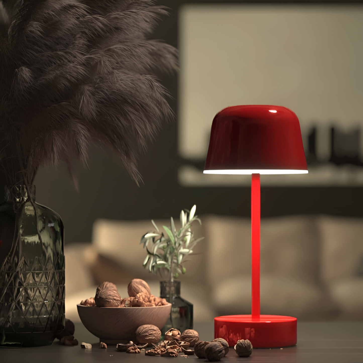 Lampe de Table LED Sans Fil au Design Rétro