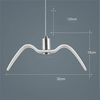 Plafonnier LED moderne avec design pivotant