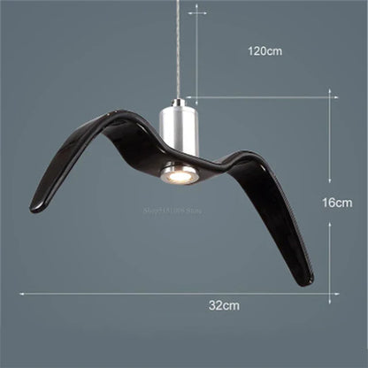 Plafonnier LED moderne avec design pivotant