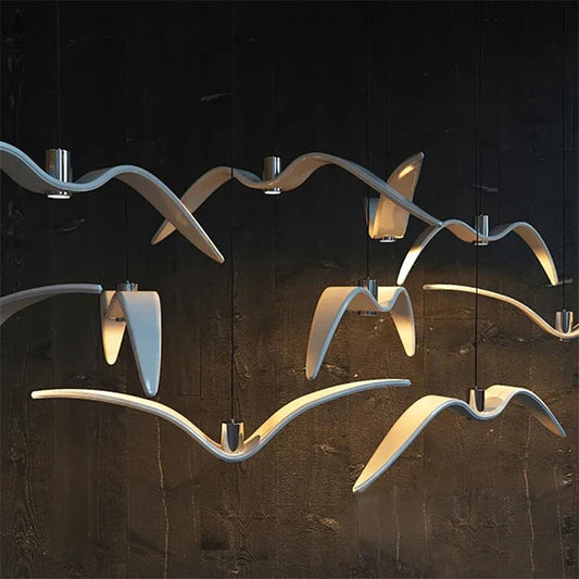 Plafonnier LED moderne avec design pivotant