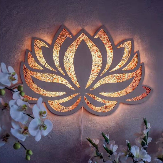 Applique Murale LED Lotus Élégance