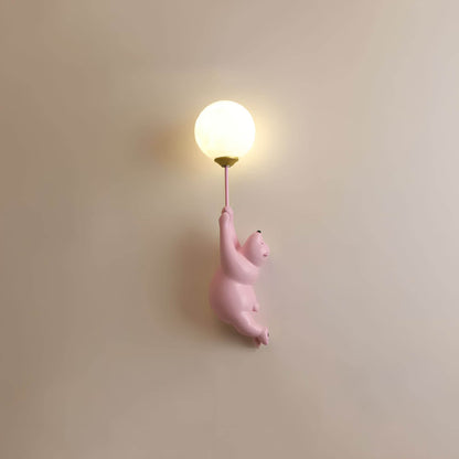 Applique Murale LED Ours pour Chambre d'Enfant