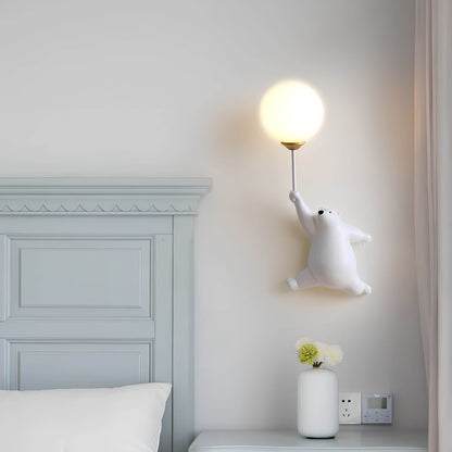 Applique Murale LED Ours pour Chambre d'Enfant