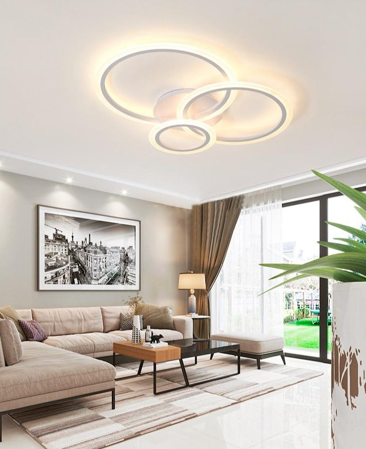 Élégante Suspension LED en Anneau