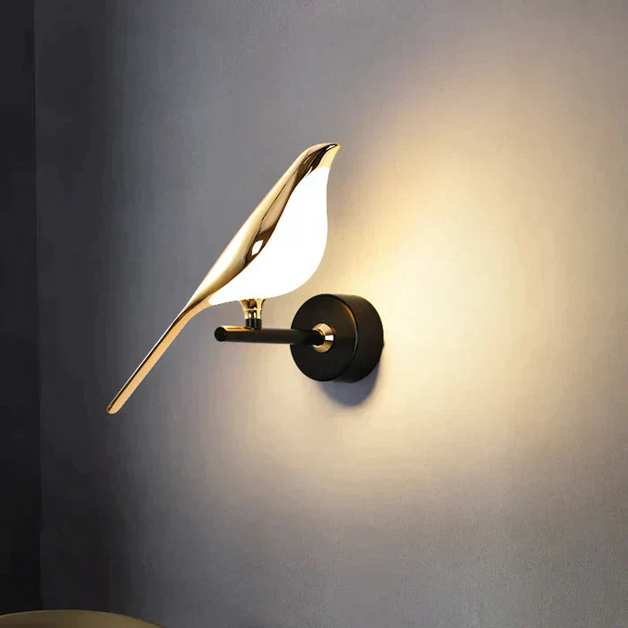 Applique Murale LED Scandinave en Forme d'Oiseau