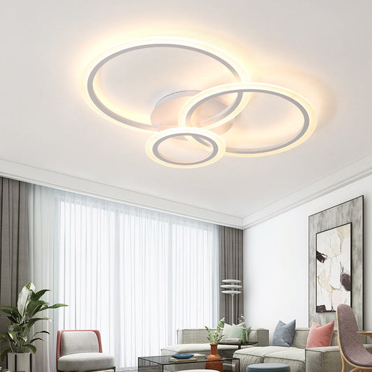 Élégante Suspension LED en Anneau