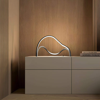 Lampe de table LED mince pour une décoration moderne