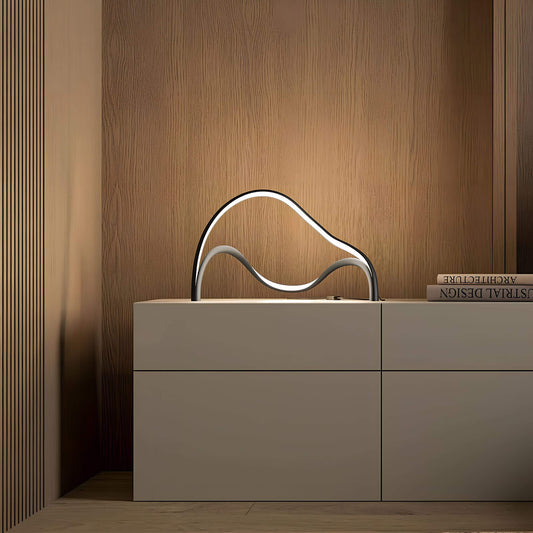 Lampe de table LED mince pour une décoration moderne