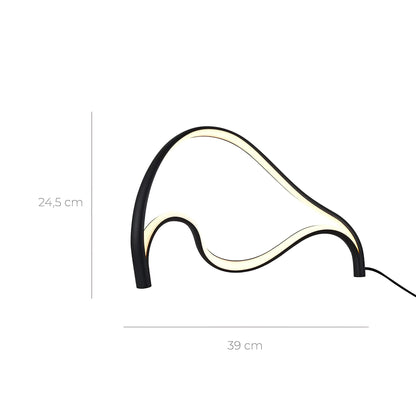 Lampe de table LED mince pour une décoration moderne