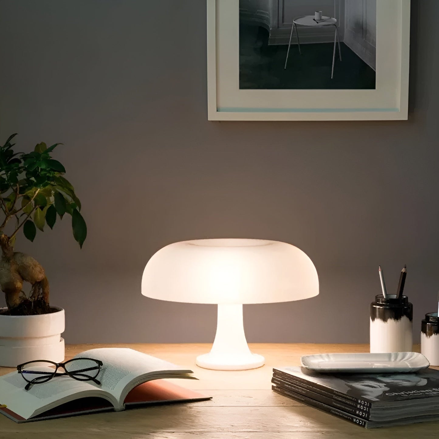 Lampe de Table Sans Fil au Style Contemporain