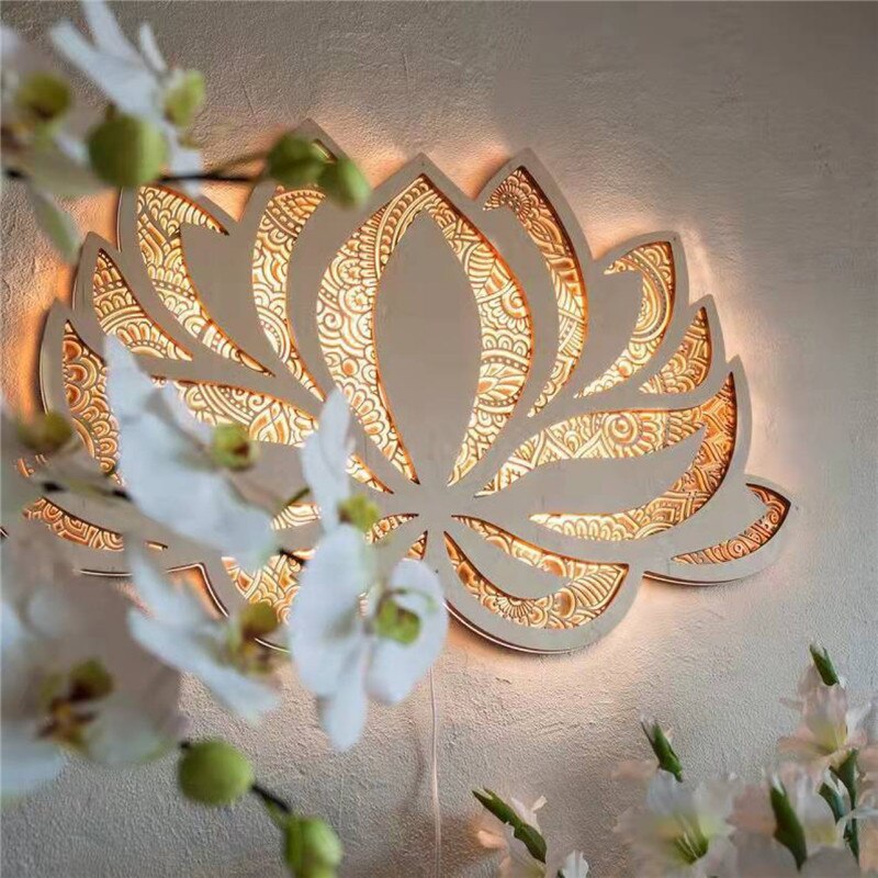 Applique Murale LED Lotus Élégance