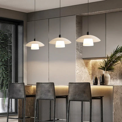 Plafonnier japonais moderne