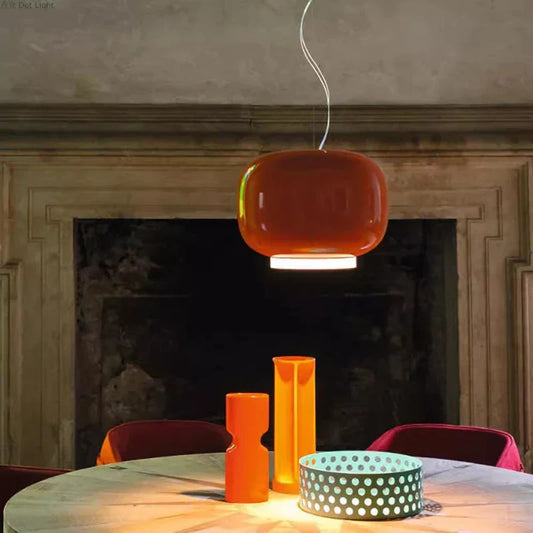 Suspension en verre luxueuse