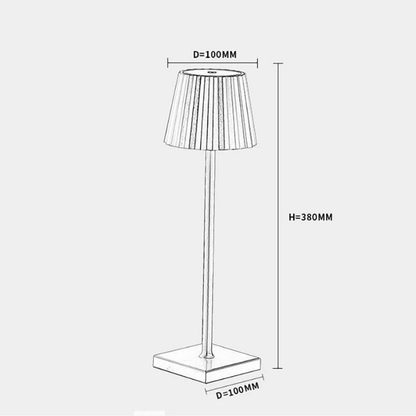 Lampe de table tactile dimmable – Style scandinave pour votre maison